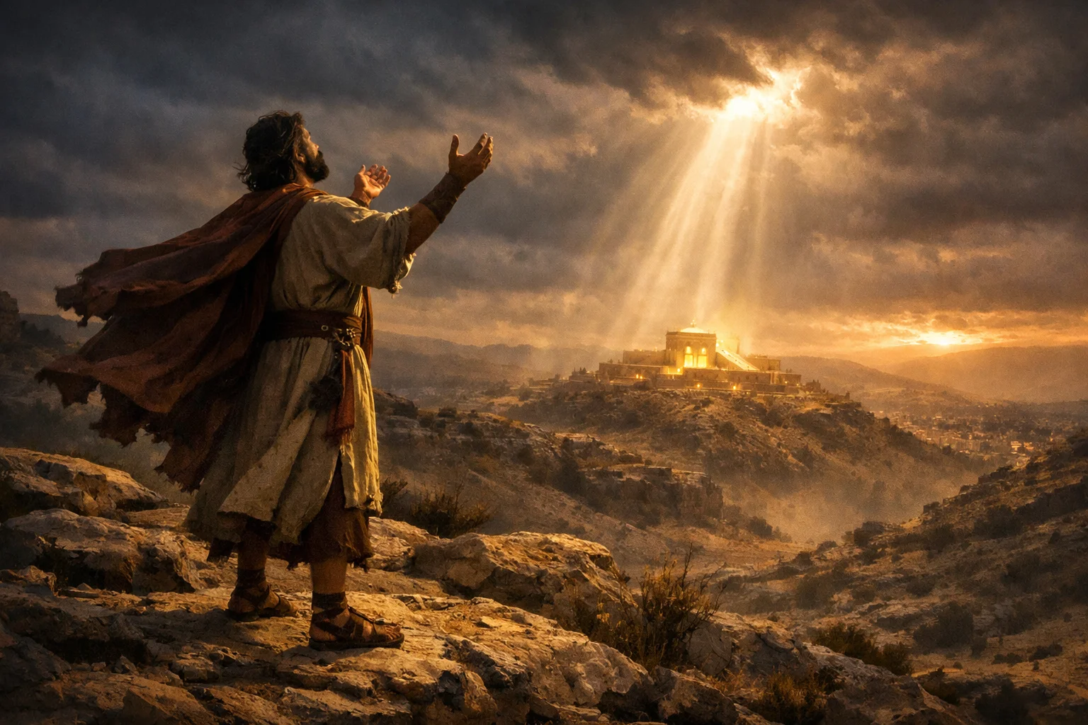 David Cries to the Rock