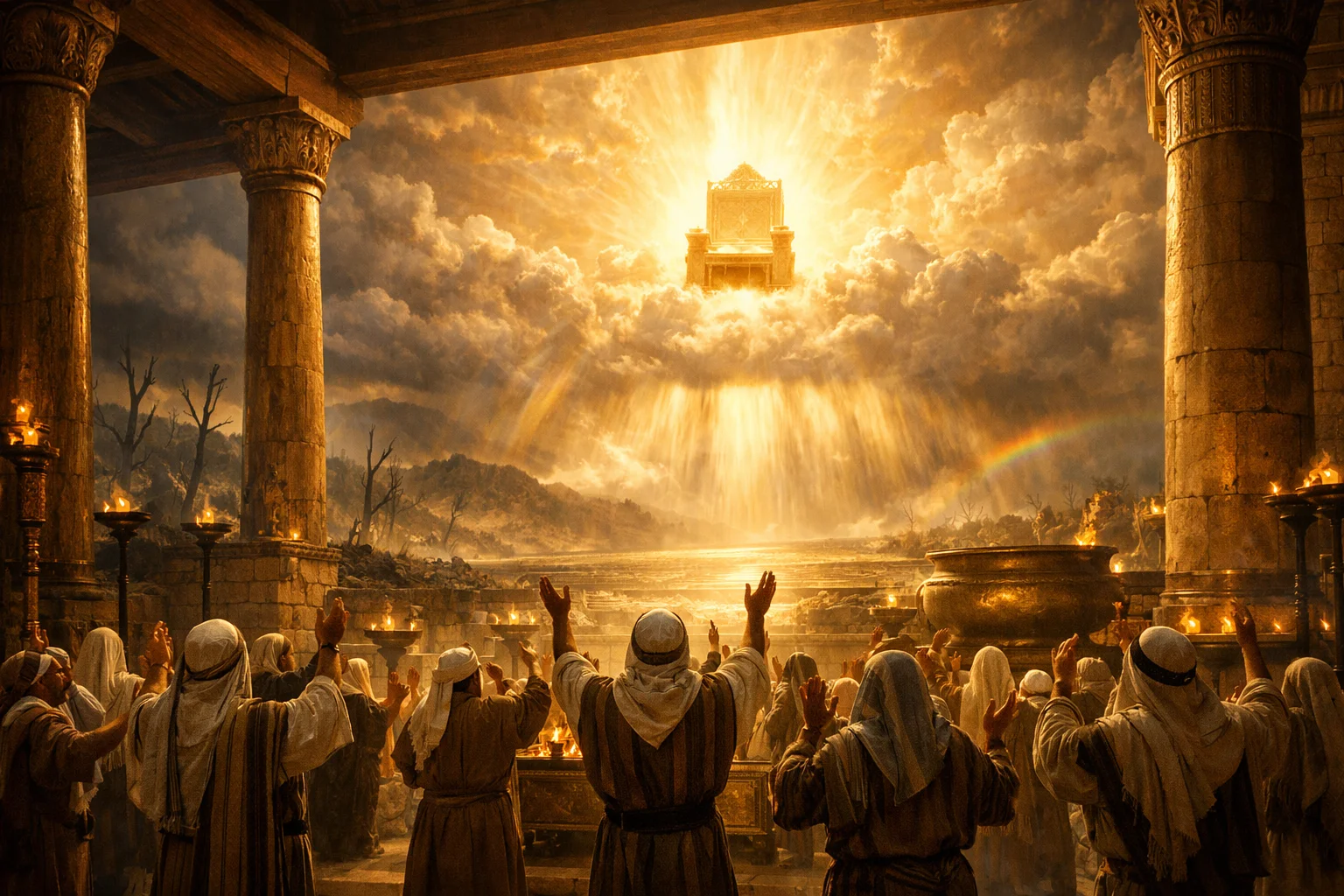 The Enthroned King and Peace for His People