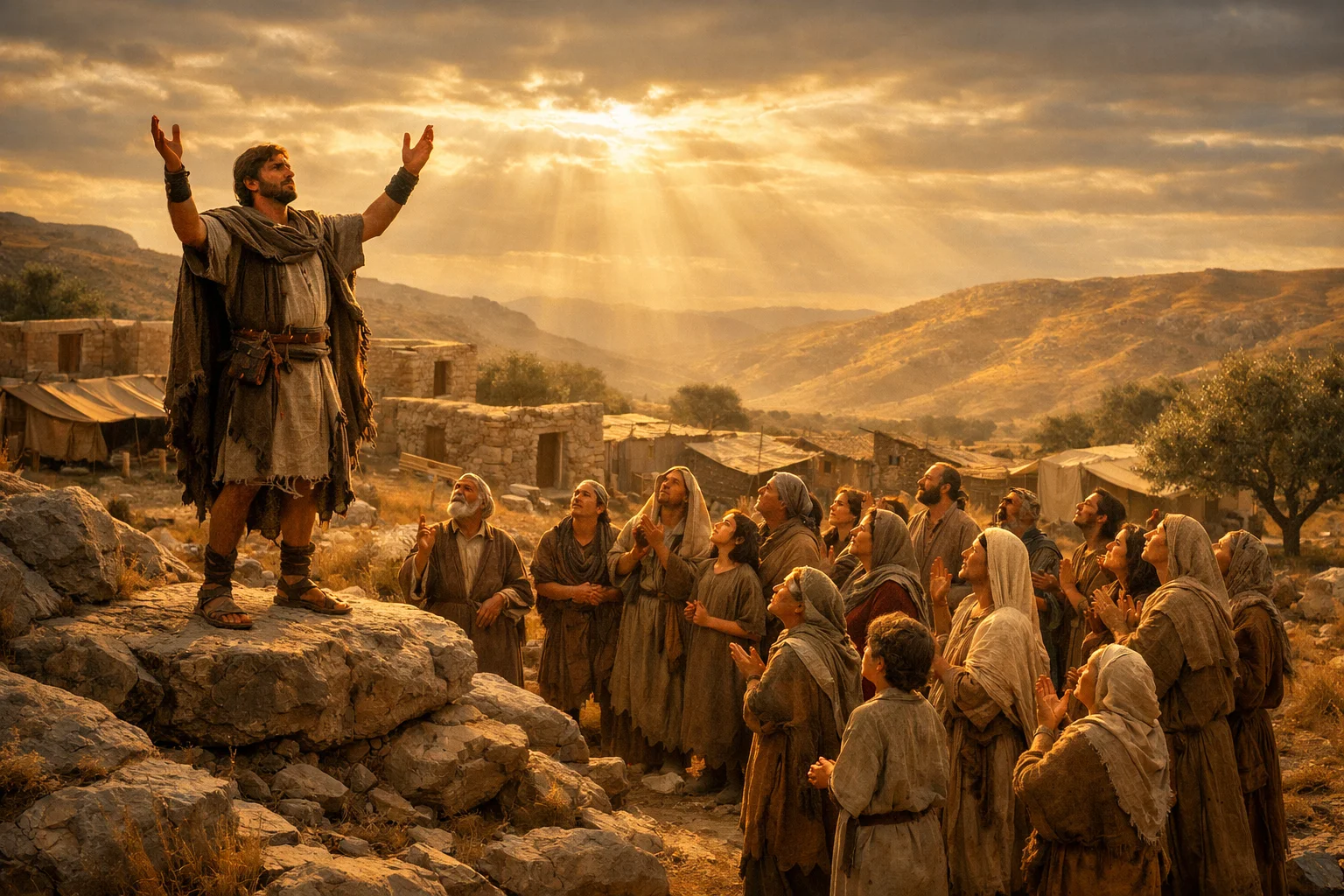 David Calls the Afflicted to Praise