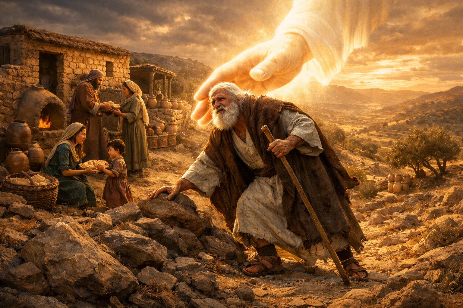 Upheld Though He Stumbles