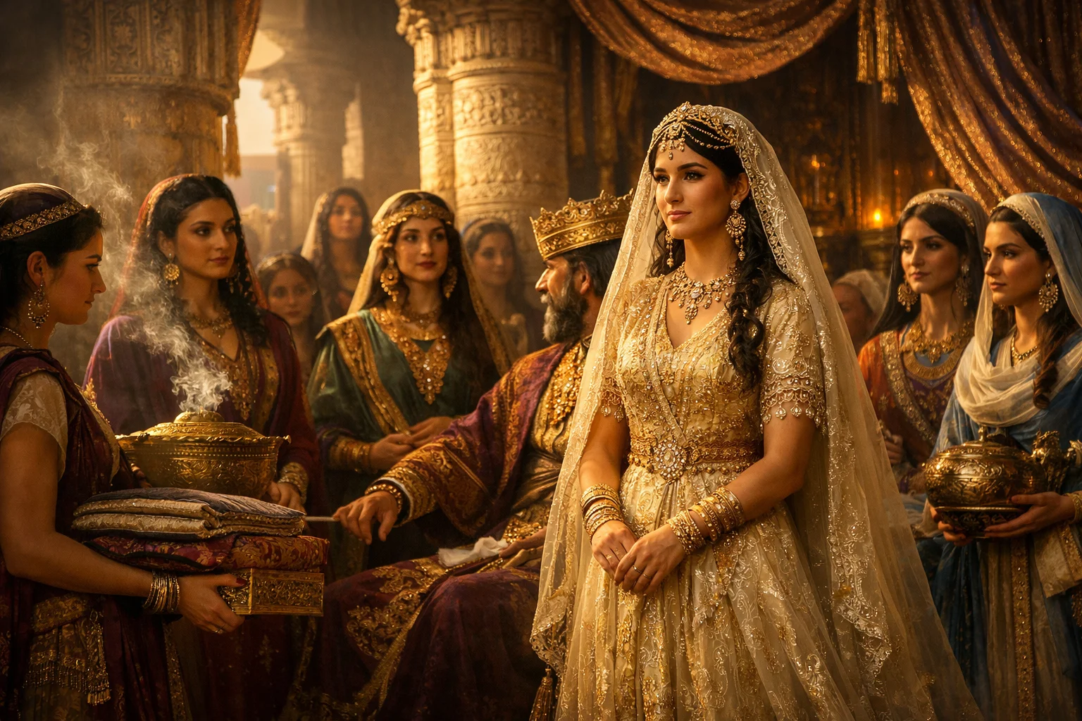 The Bride in Gold of Ophir