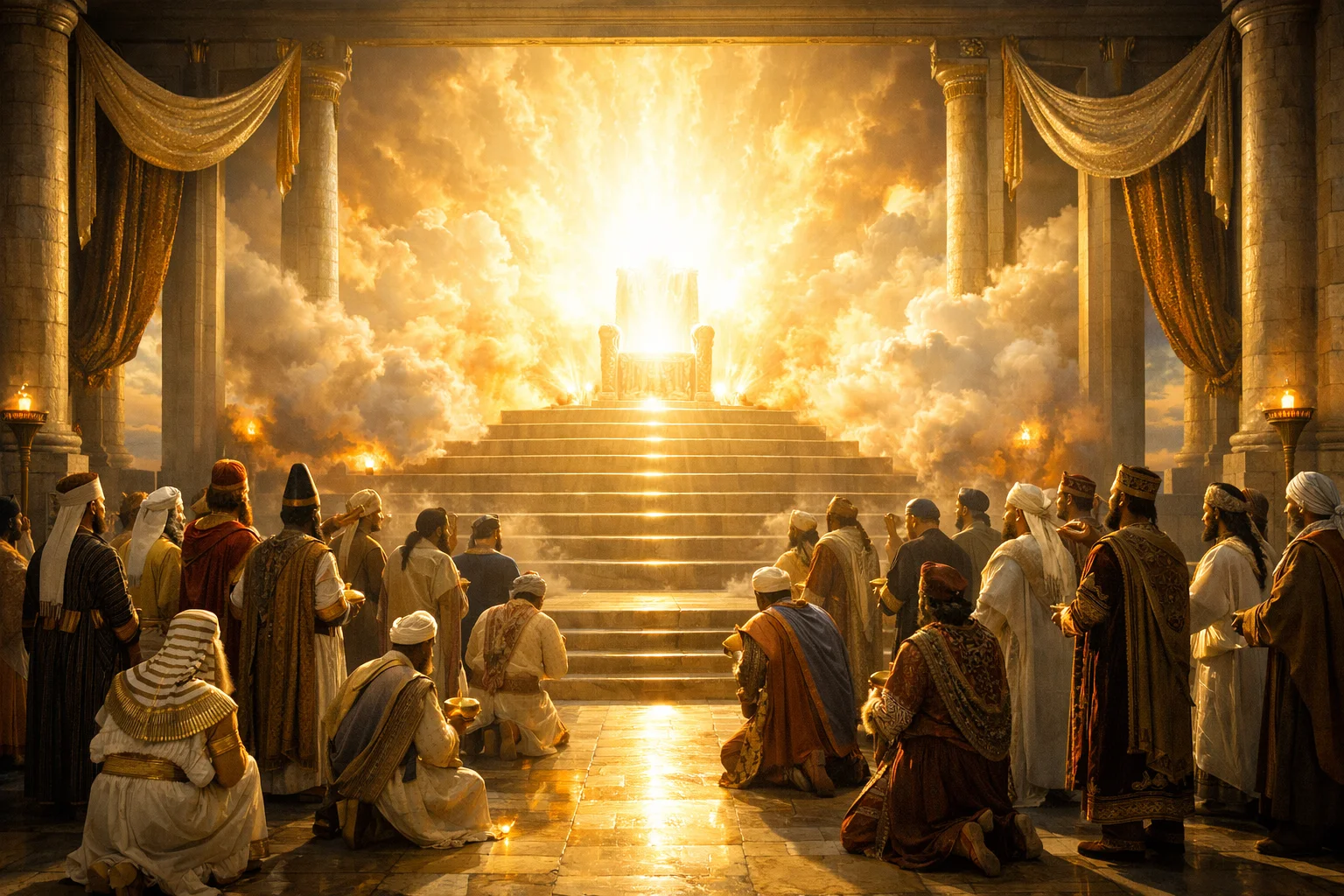 The King on His Holy Throne