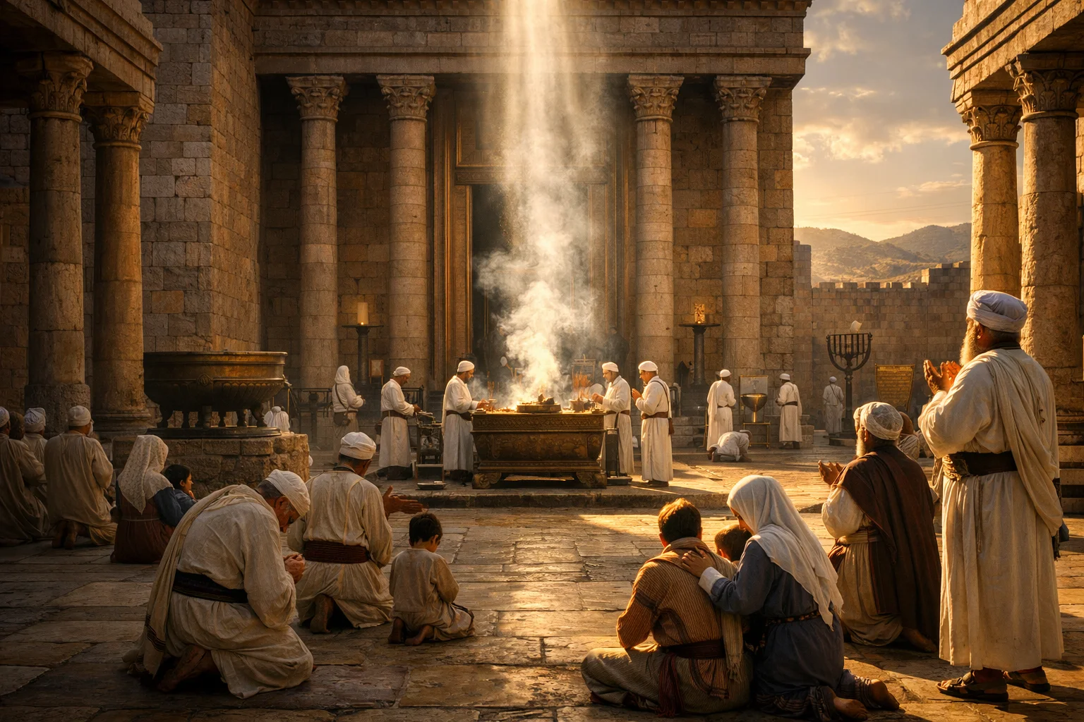 Meditation in the Temple