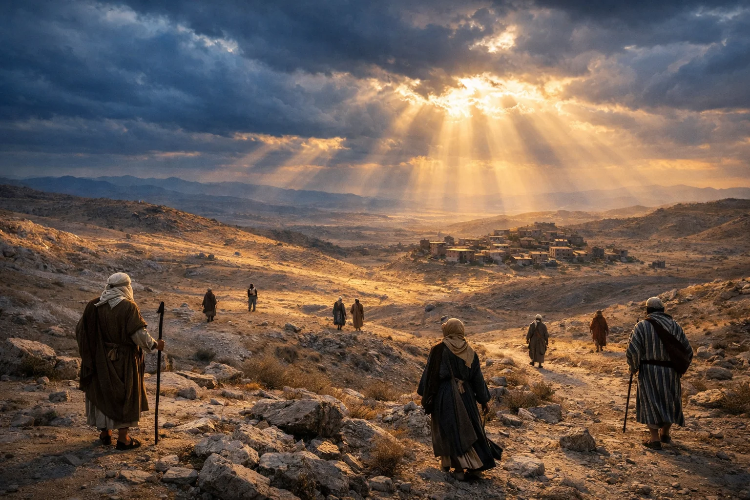 God Looks Down from Heaven