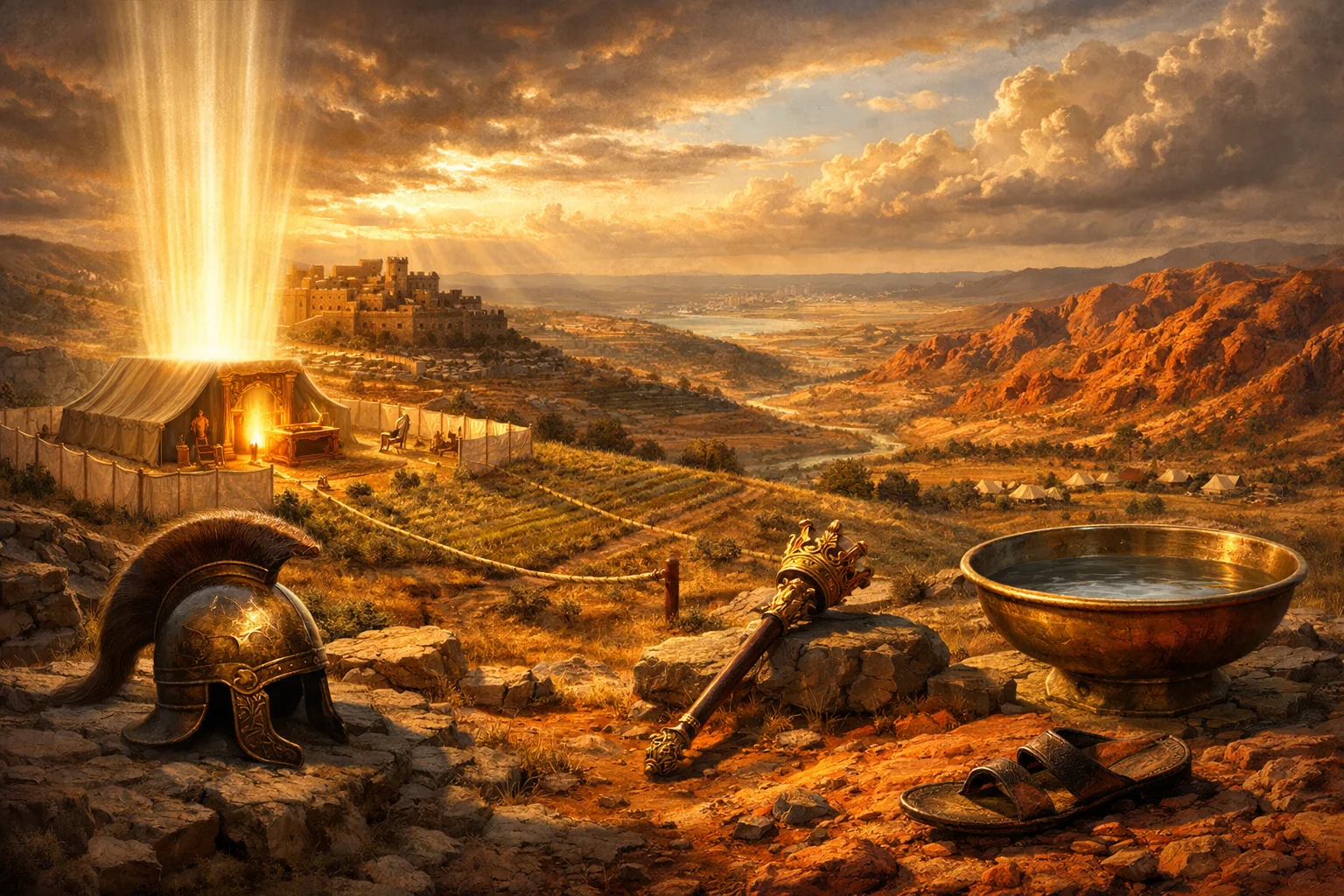 God Claims the Lands in Triumph