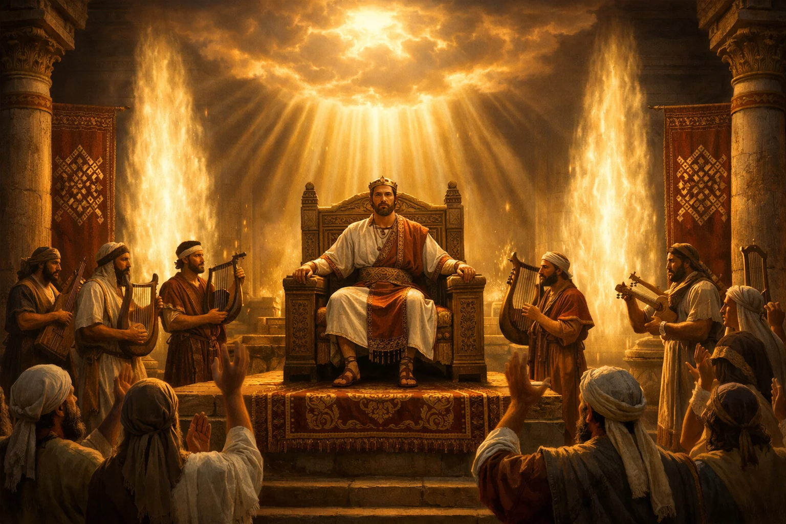 The King Preserved in God’s Presence