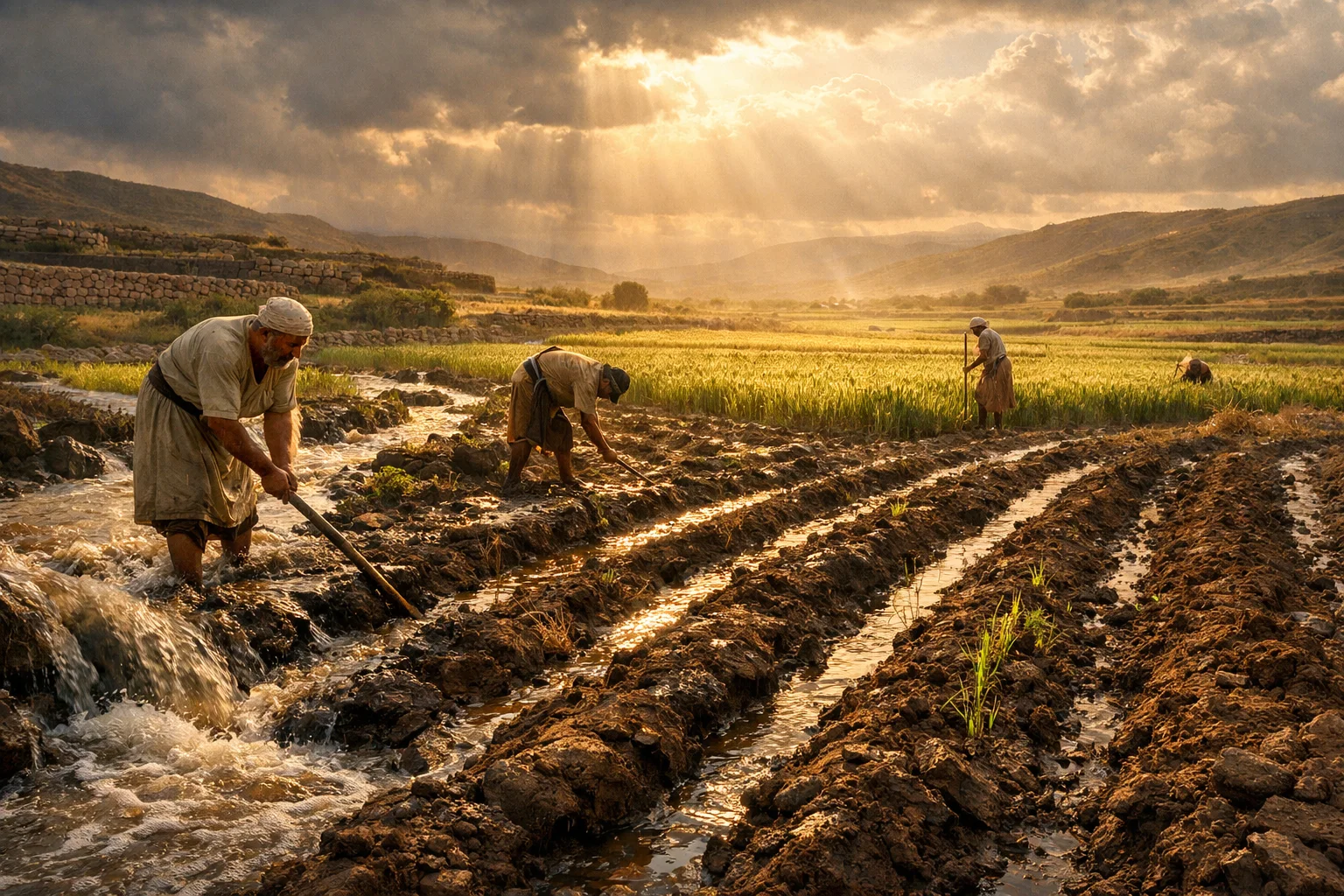 Watering the Furrows
