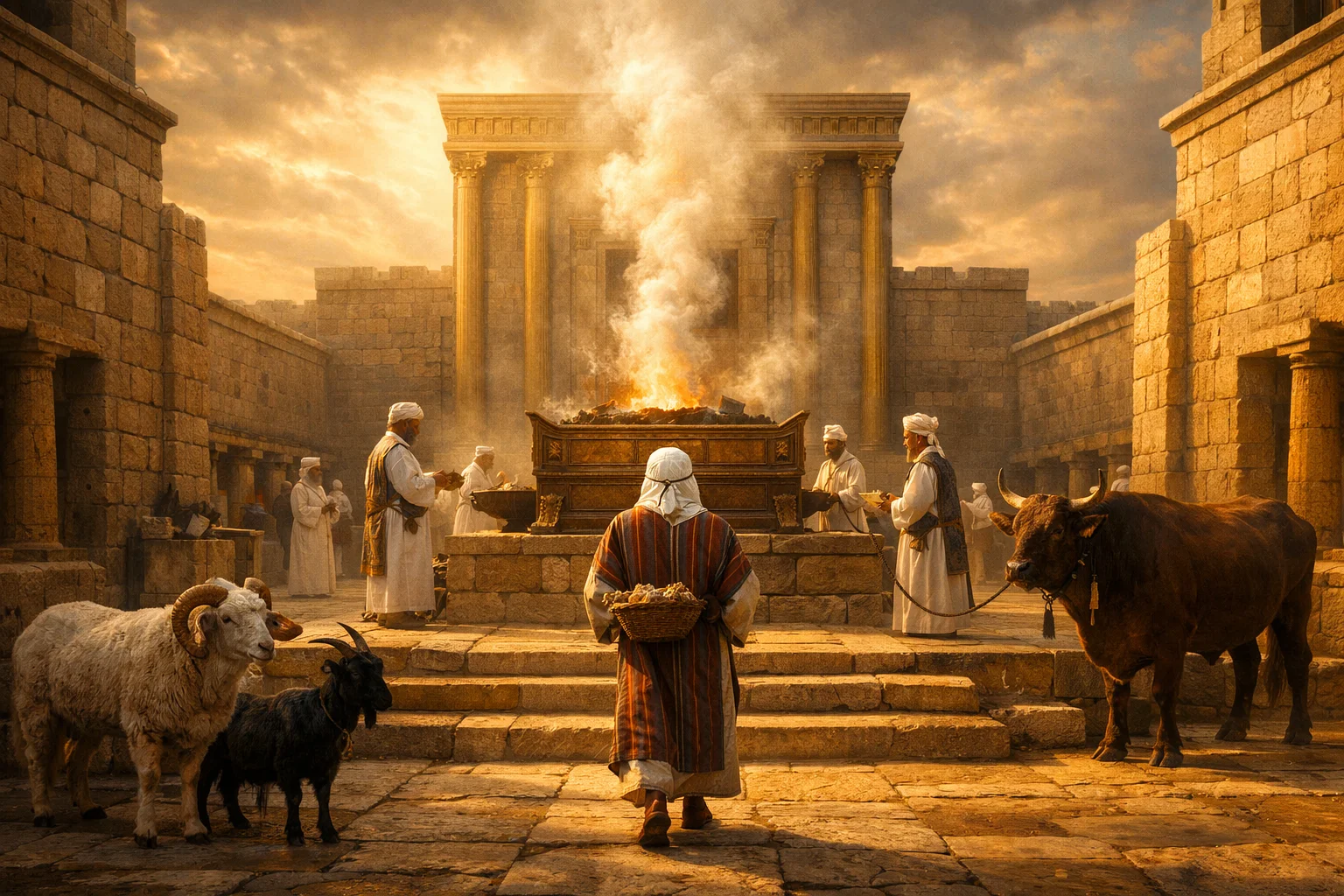 Vows Fulfilled at the Temple