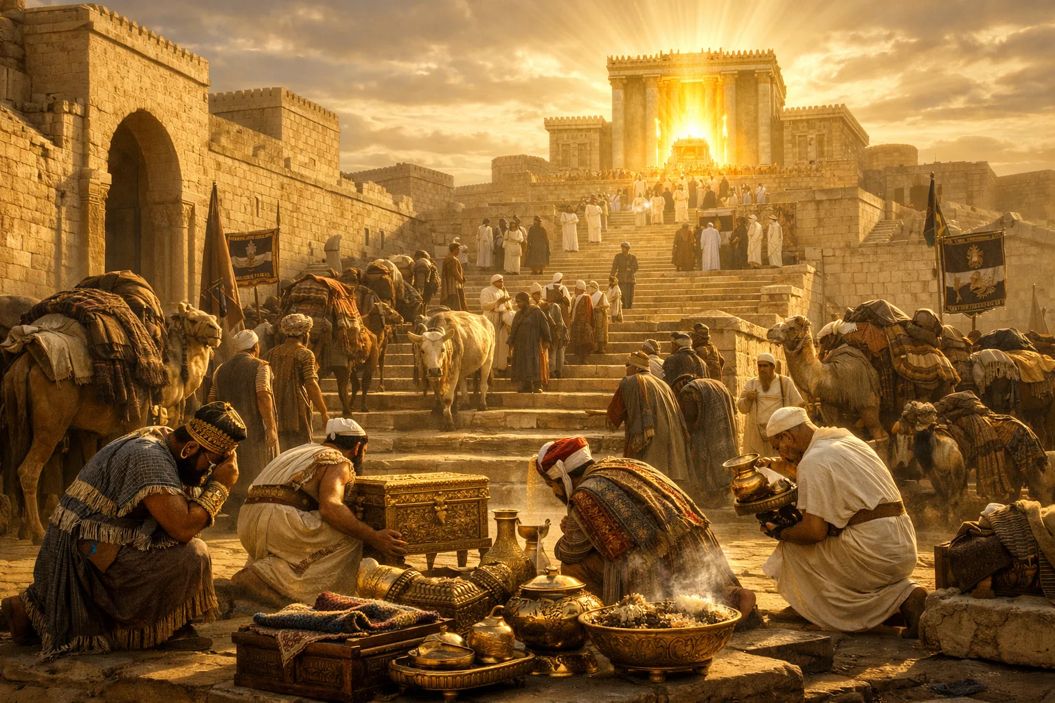 Kings Bring Tribute to the Fearsome Lord