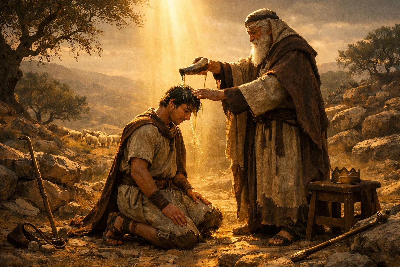 David Anointed and Strengthened