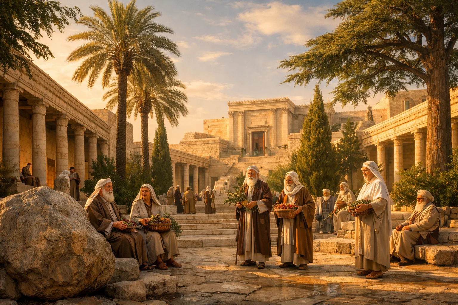 The Righteous Flourish in God's Courts