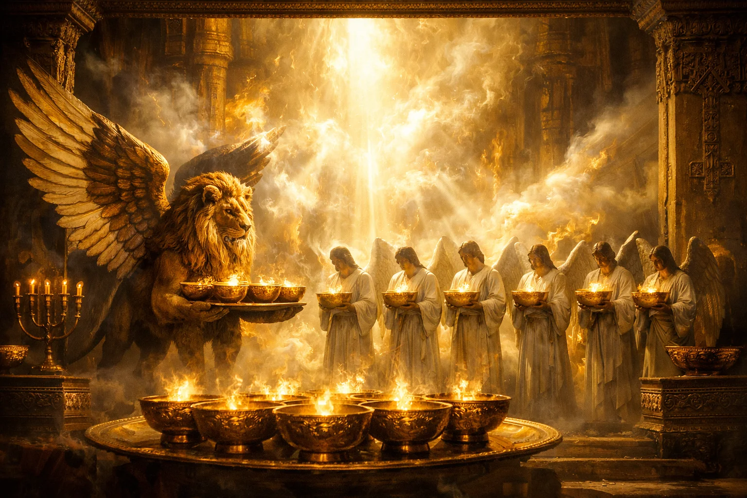 Golden Bowls and the Smoke of Glory