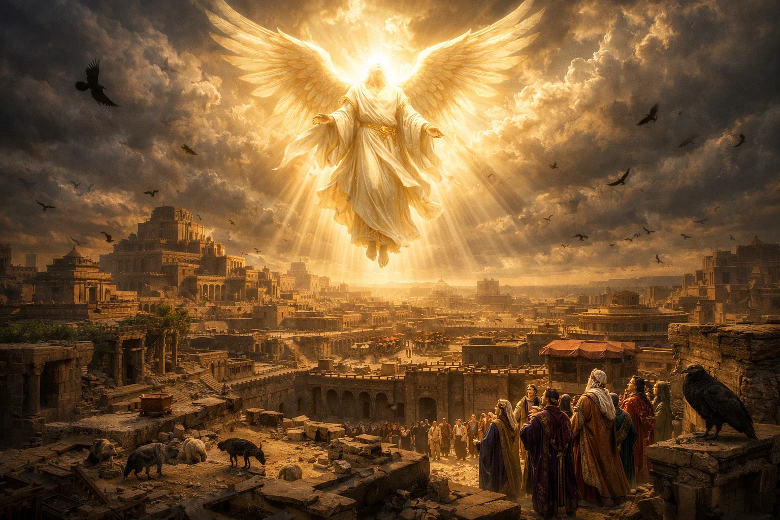 The Angel Illuminates the Earth