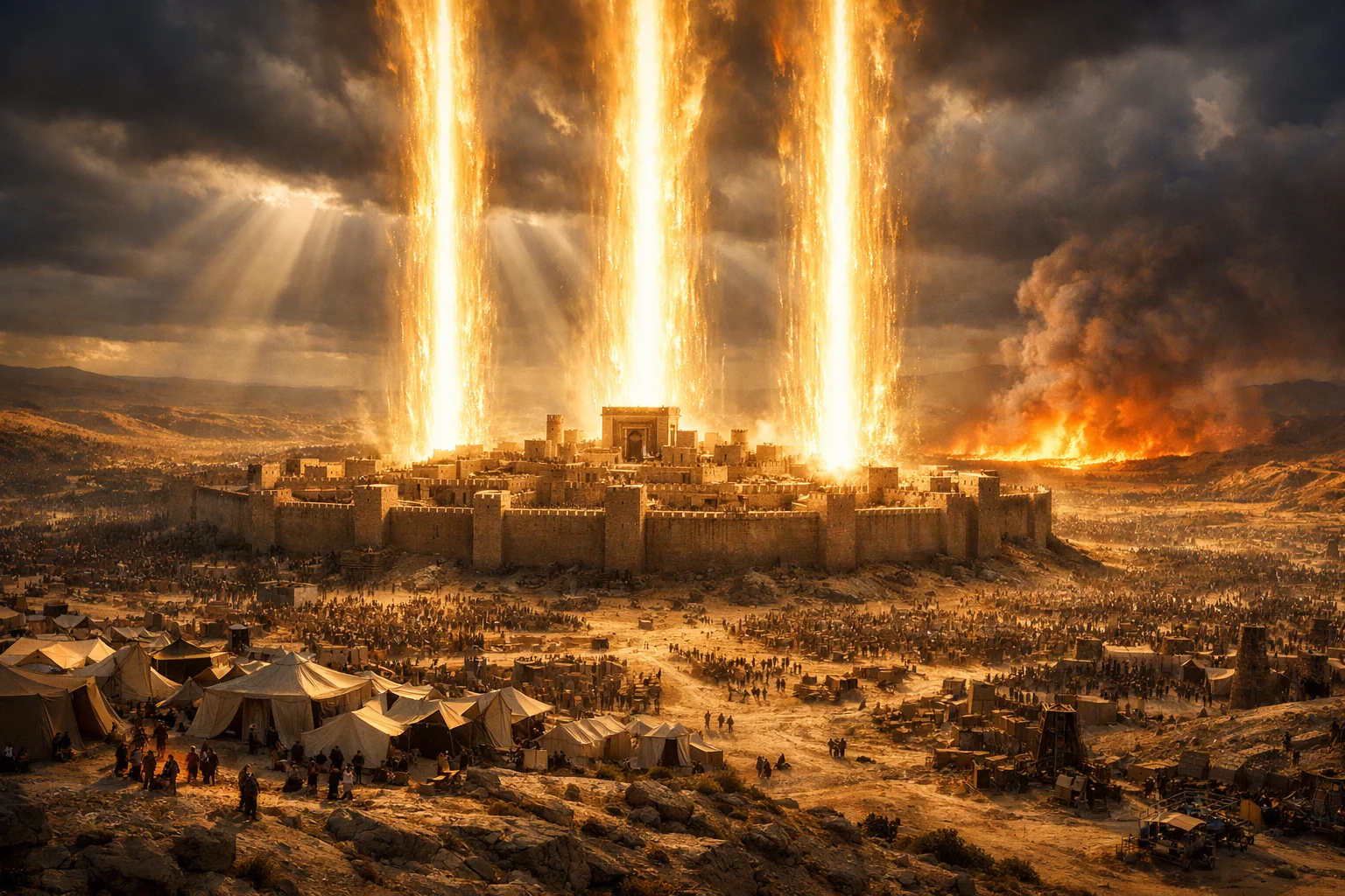 Fire from Heaven over the Beloved City