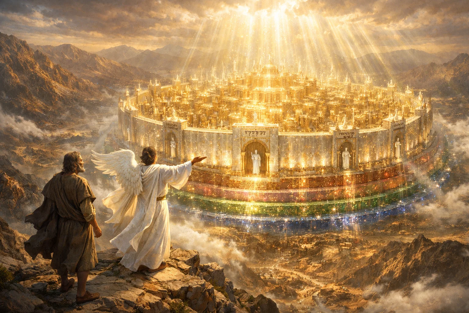 The Angel Shows the Bride-City