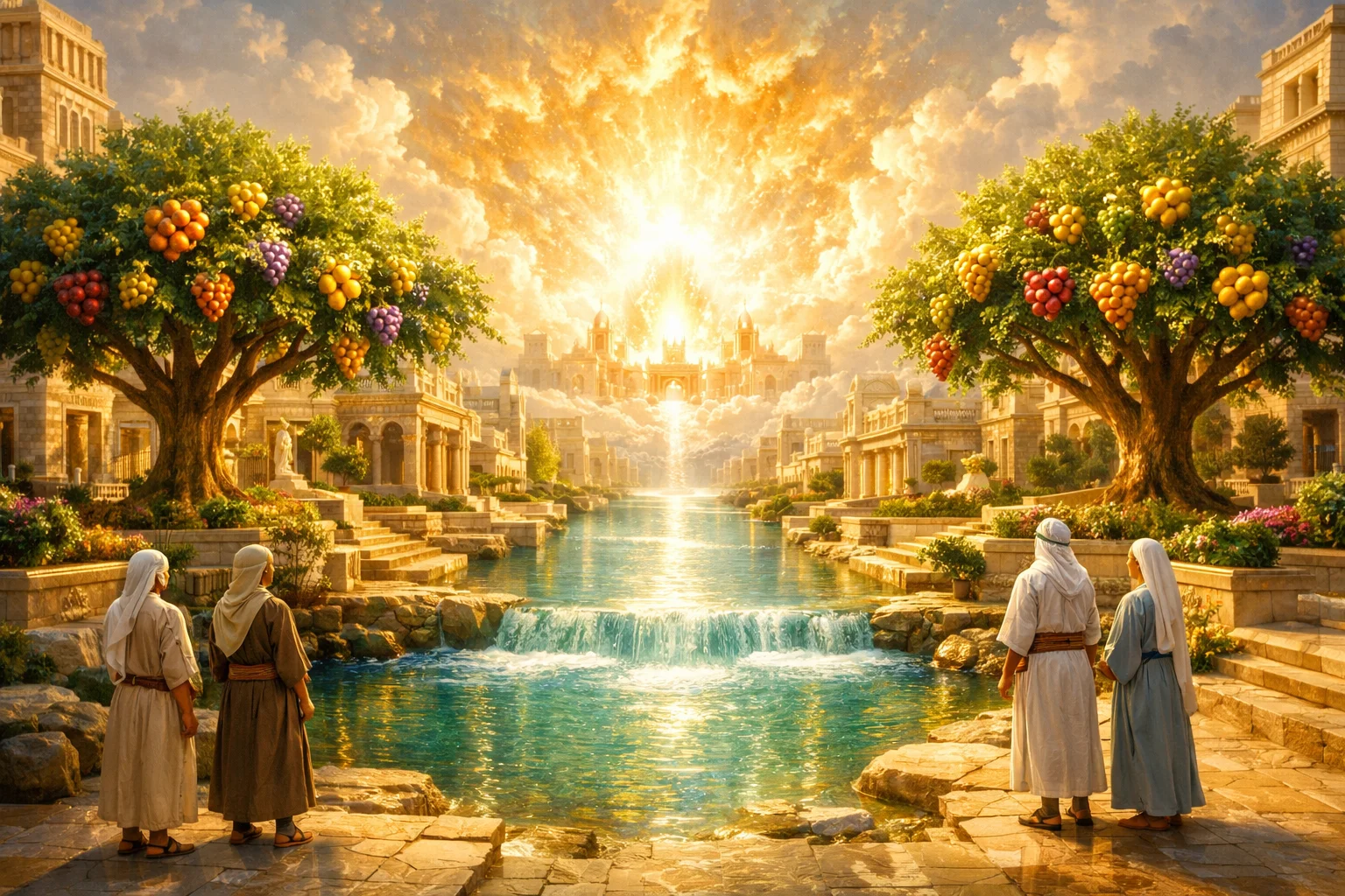 River of Life from the Throne