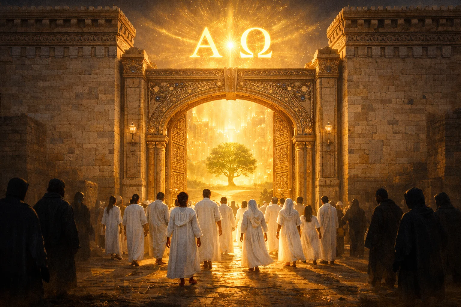 Washed Robes at the City Gates