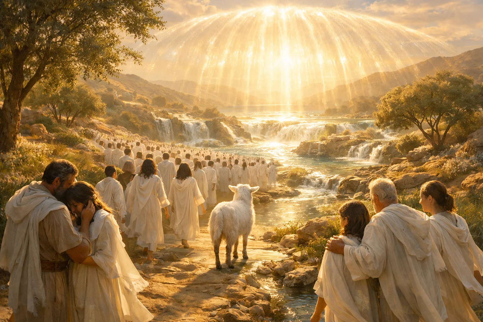 The Lamb Shepherds the Redeemed