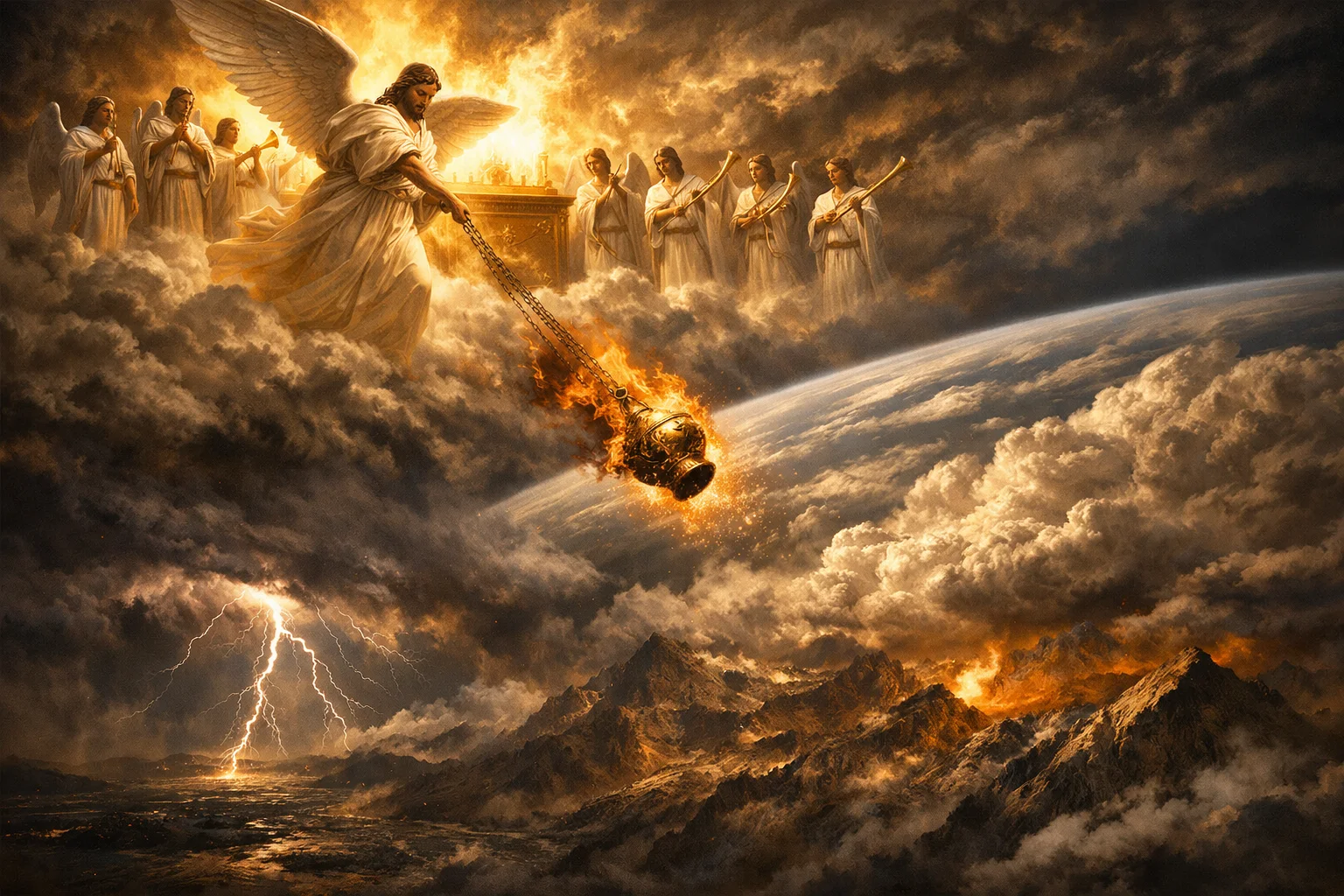 Fire Hurled to the Earth