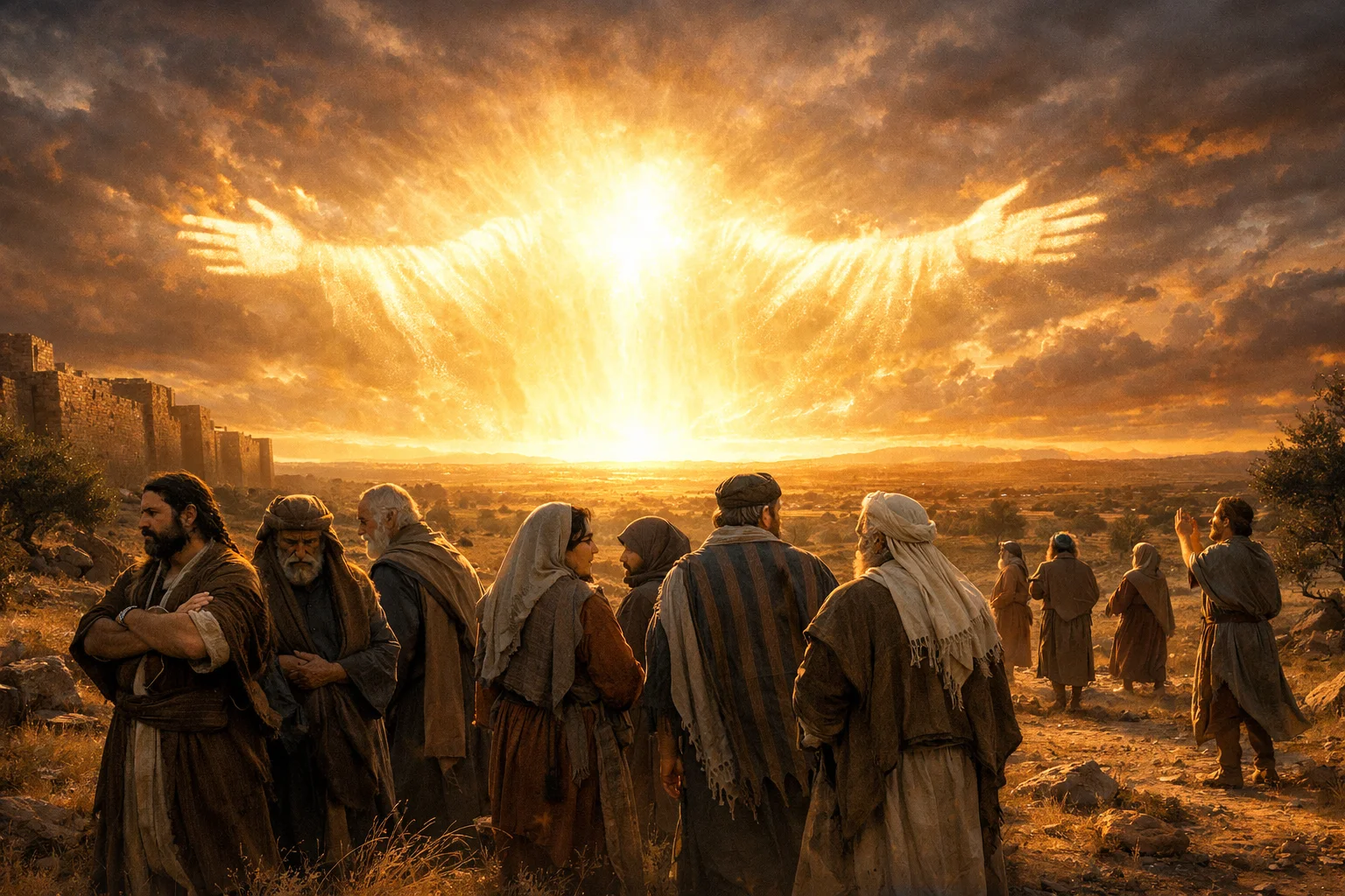 Hands Stretched Out All Day