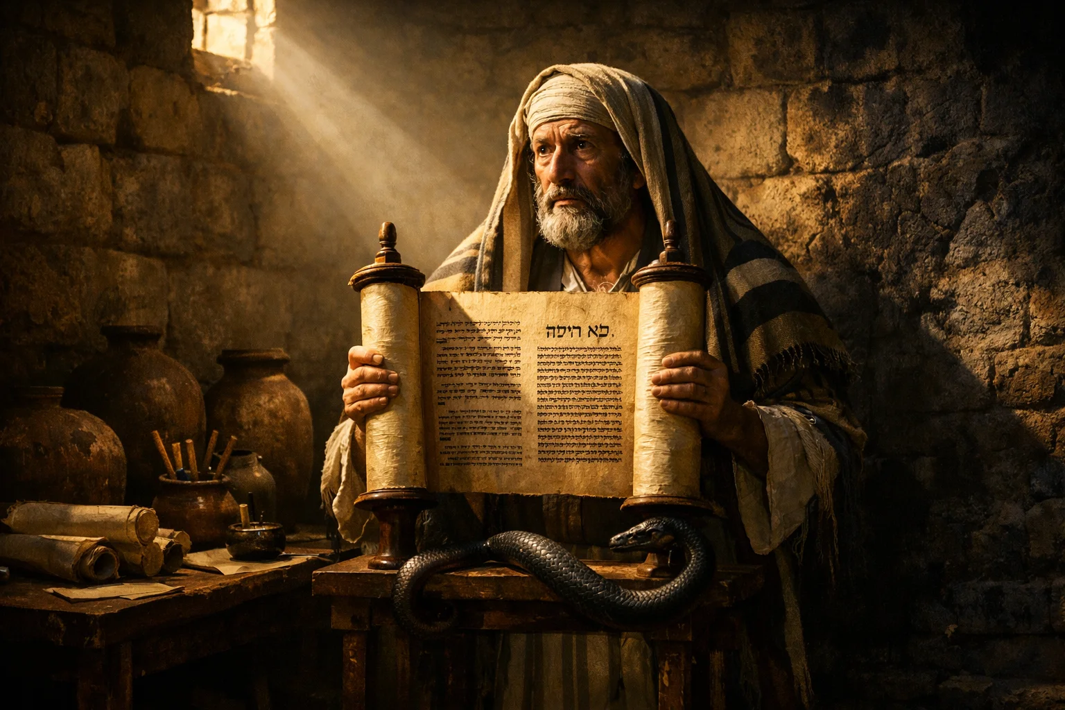 The Commandment and the Serpent of Sin