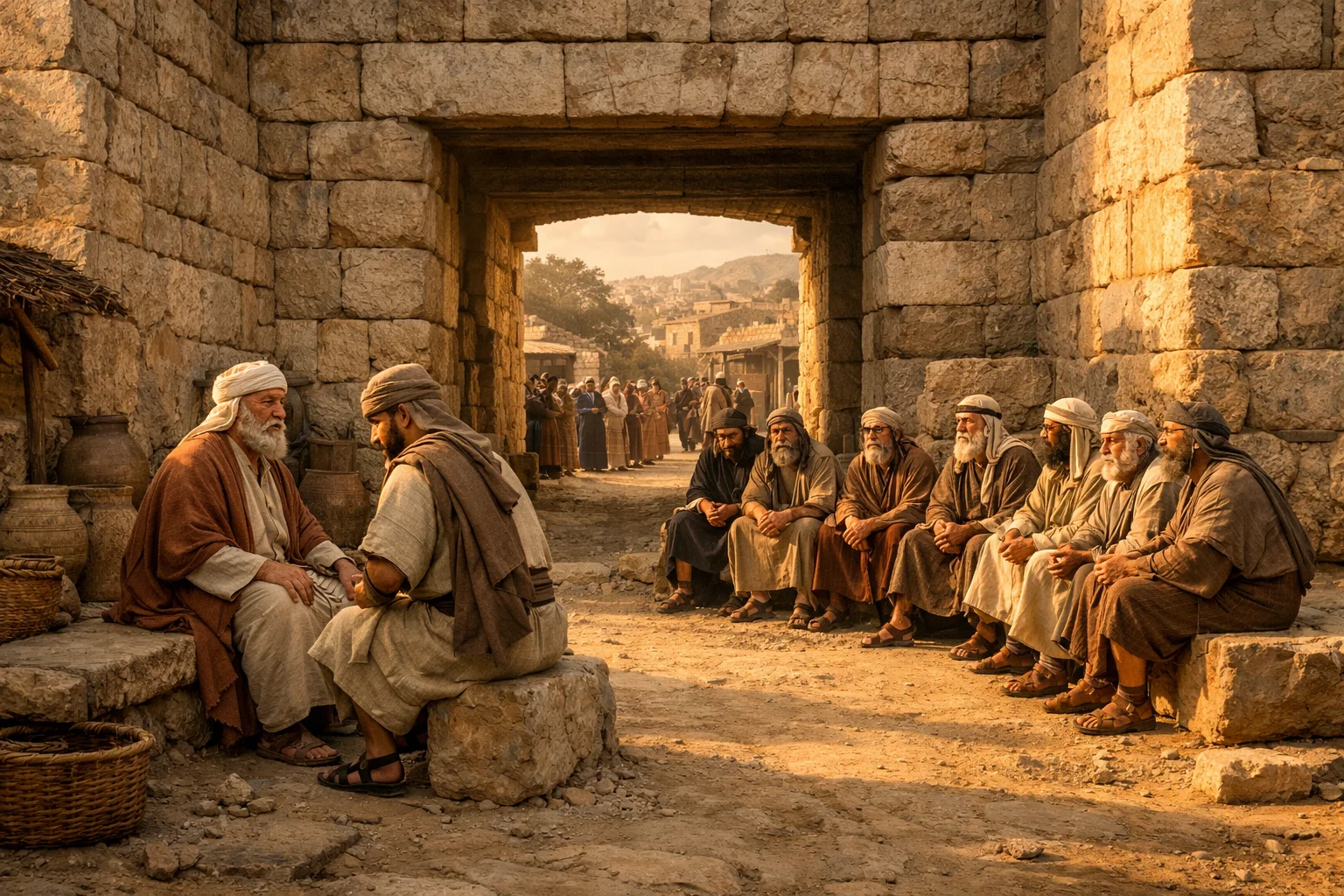 Boaz at the City Gate