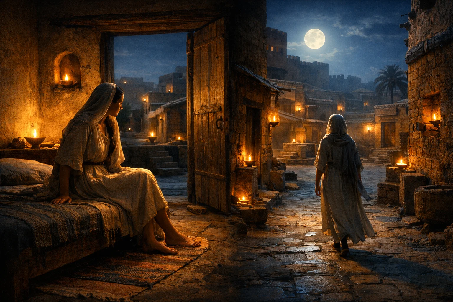 Searching in the Night