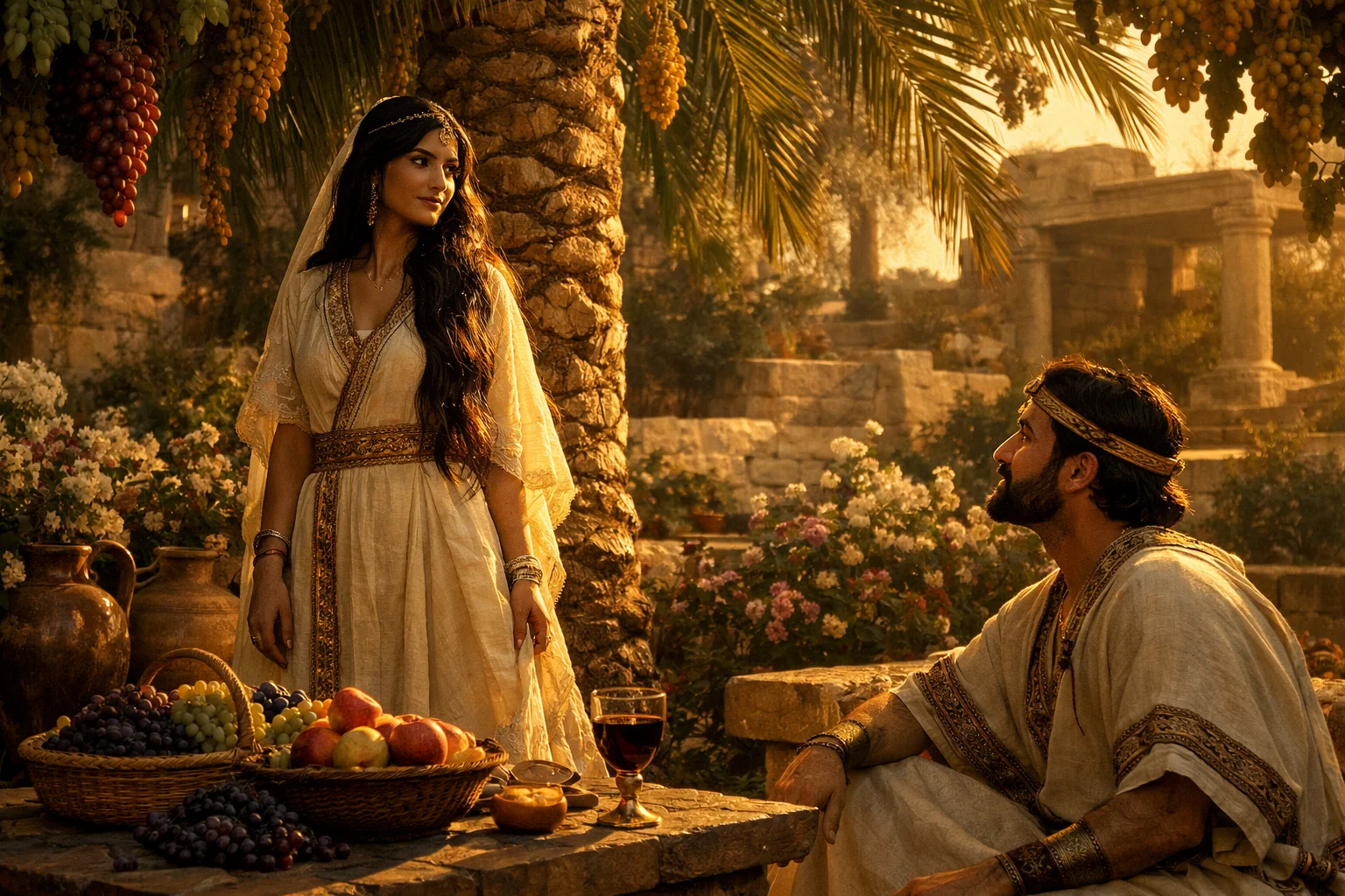 The King Captive to Her Beauty