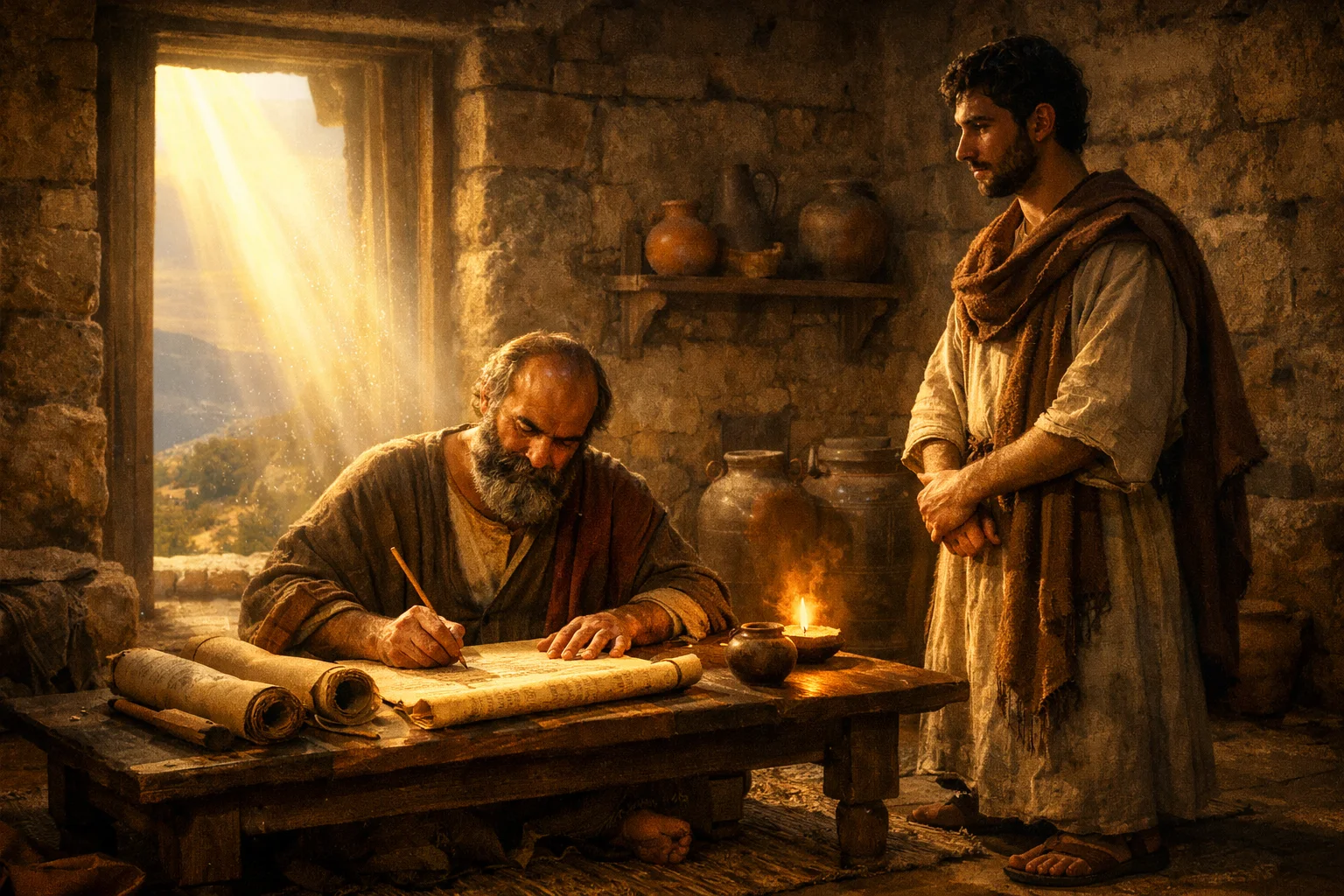 Paul Entrusts the Message to Titus