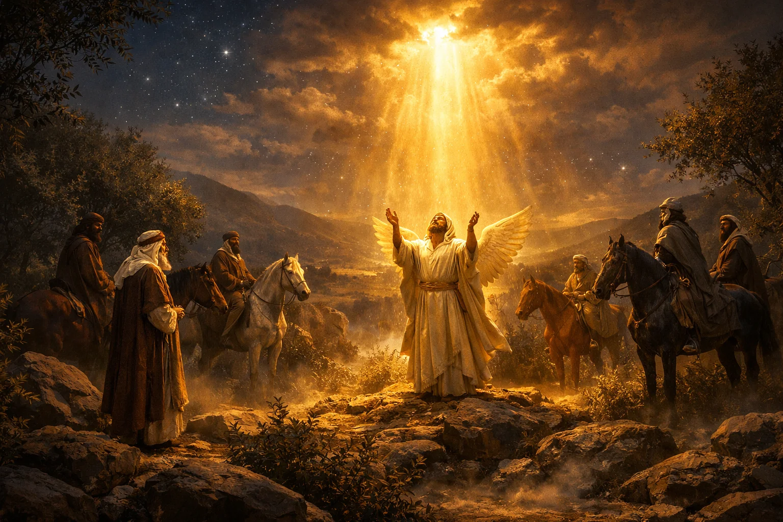 The Earth at Rest and the Angel’s Plea