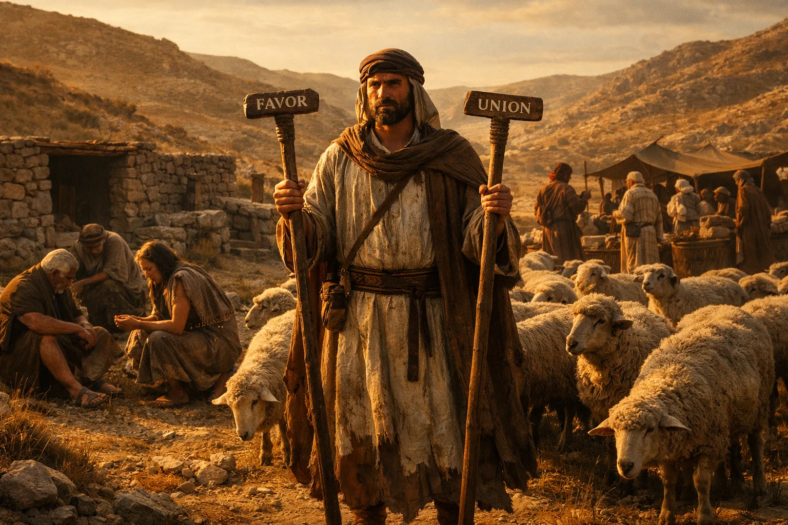 The Shepherd with Two Staffs