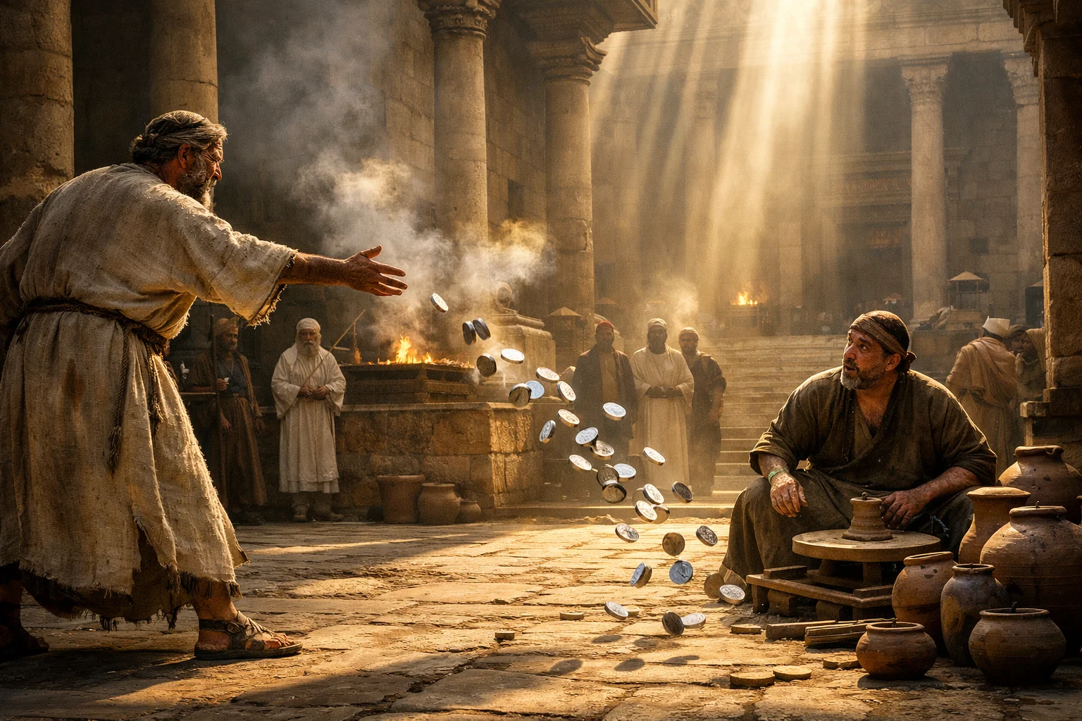 Thirty Pieces of Silver in the House of the LORD