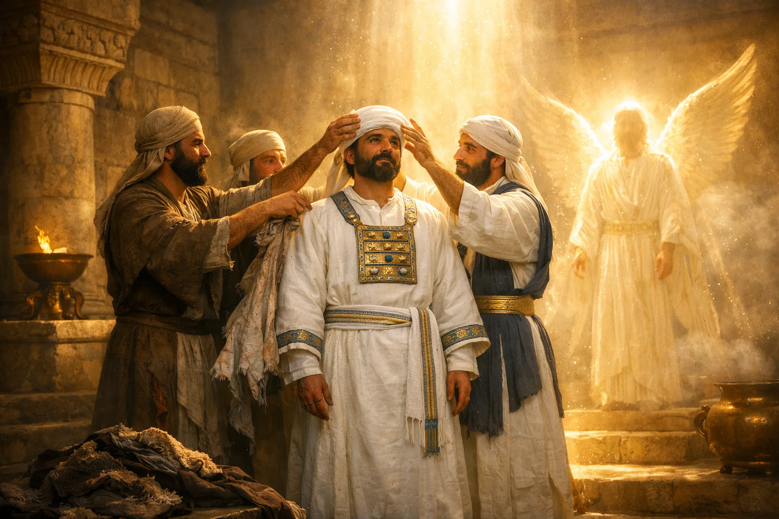 The Filthy Garments Removed