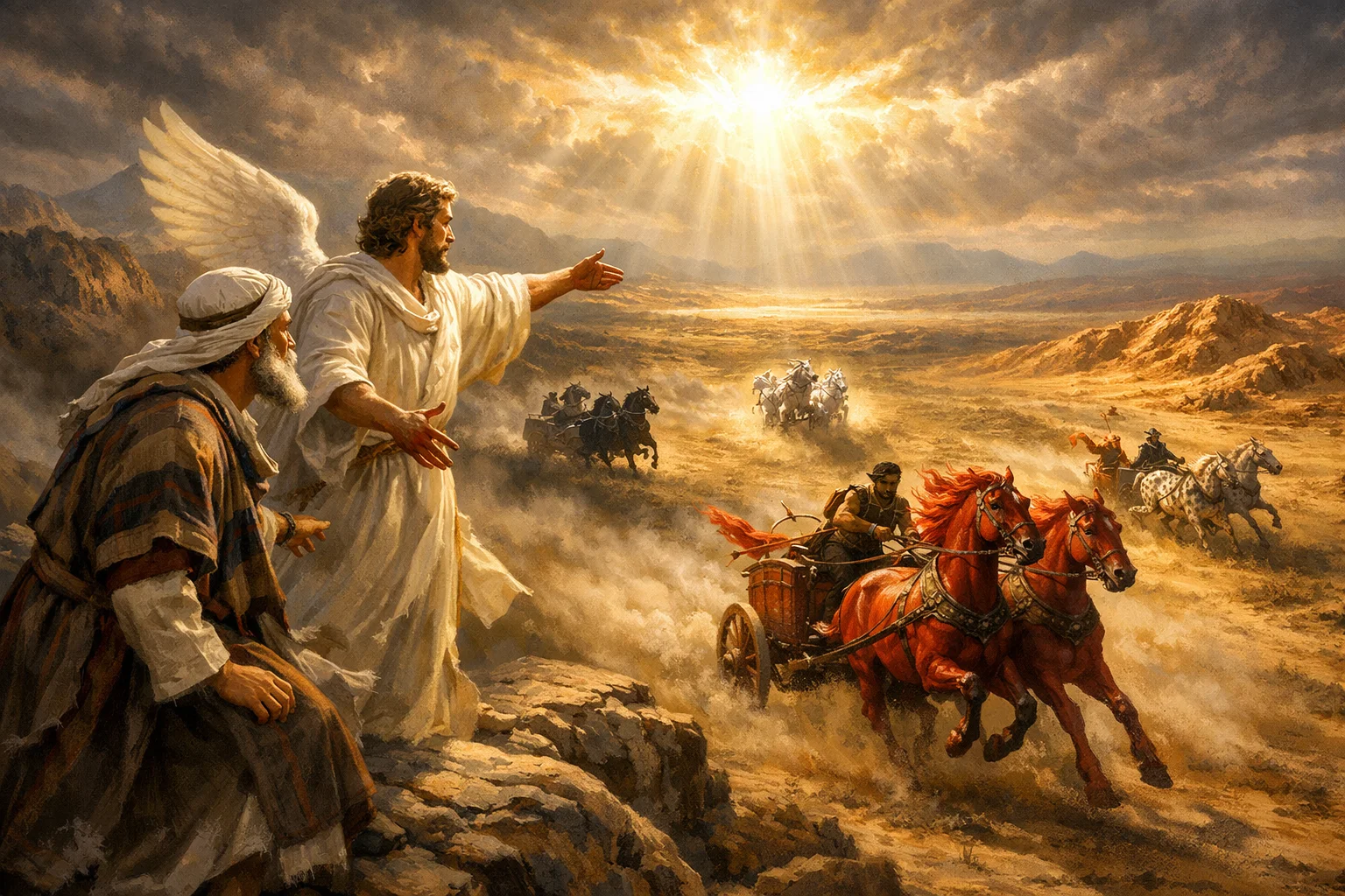 The Angel Sends the Spirits of Heaven