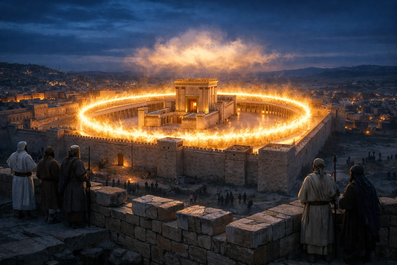 The LORD Encamps Around His Temple