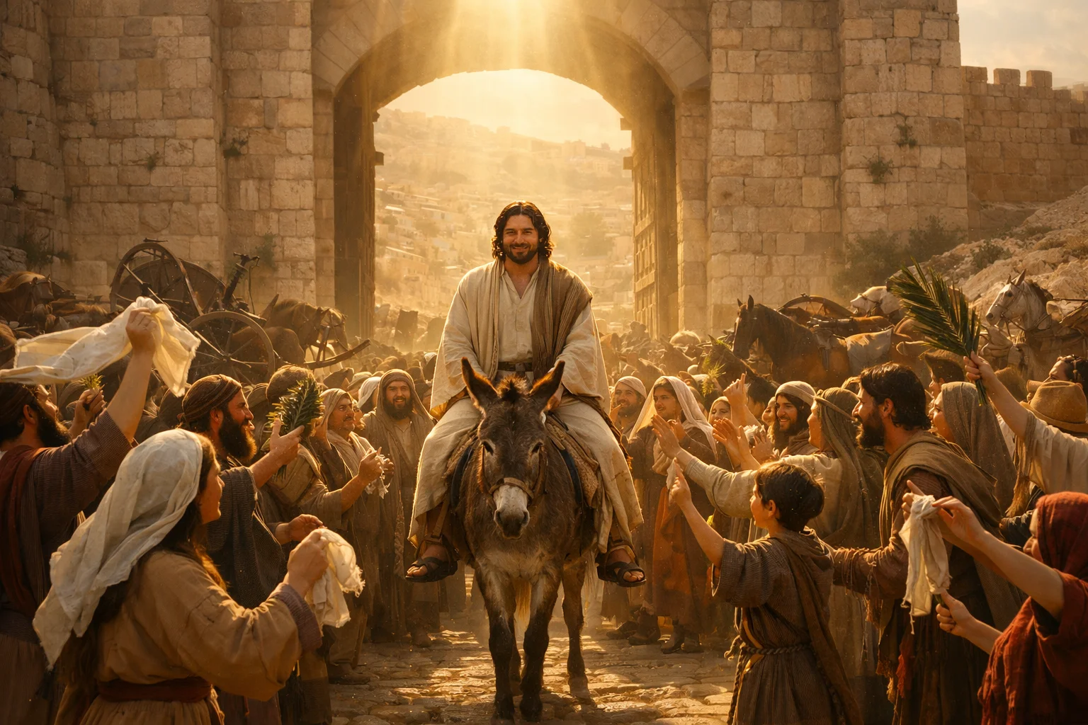 The Humble King Enters Zion