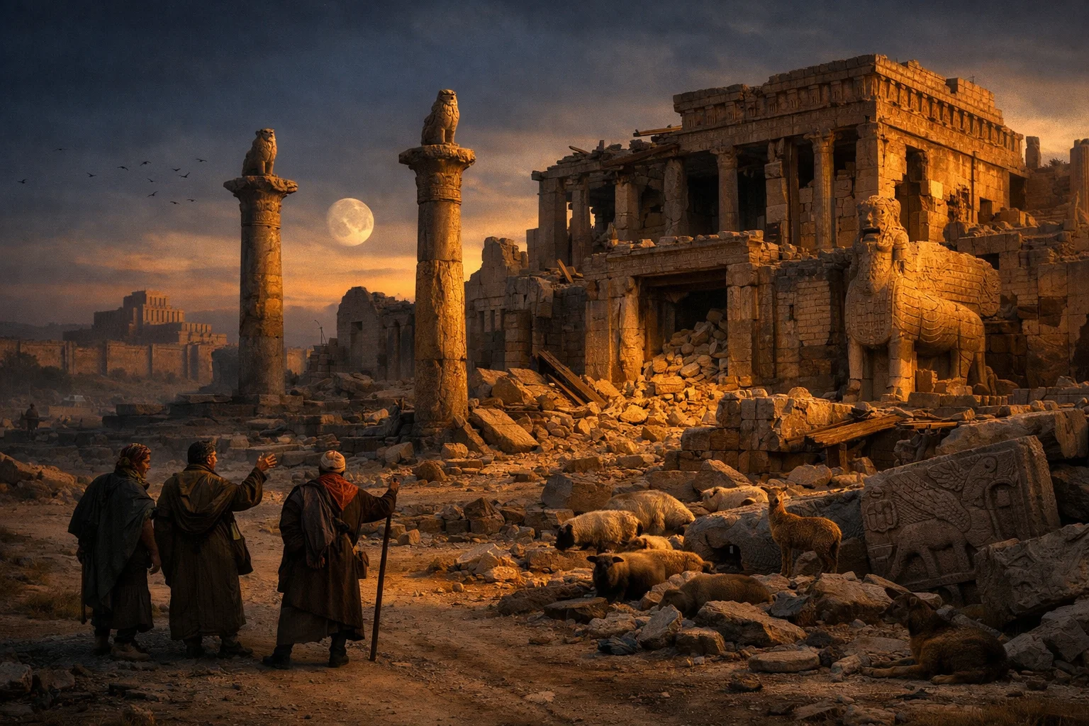 Nineveh, City of Revelry, Becomes a Ruin